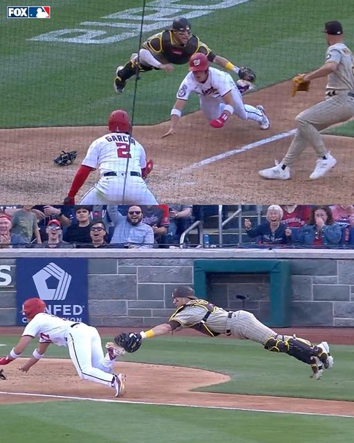 Legit homeplate tag!  #MLB #MLBNews #MLBMemes #Baseball #BaseballSeason #Sports #BaseballLife #XZEmpire #XZSports