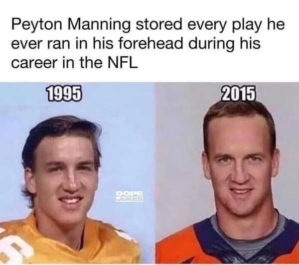 Forehead growth!  #MentalStorage #NFL #Football #NFLFootball #NFLNews #NFLMemes #Sports #XZEmpire #XZSports