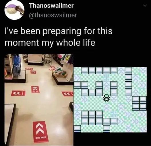Pokemon taught me!  READY SET GO!  #Pokemon #Prepared #Game #Gaming #GamingMemes #Gamers #VideoGames #XZEmpire #XZGaming  #FloorMarkers #Floor