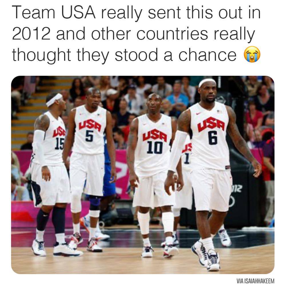 Team USA 2012 OP #Overpowered #TeamUSA #TeamUSA2012 #NBA #Basketball #NBANews #NBAMemes #NBAMemes #Sports #XZEmpire #XZSports #Olympics